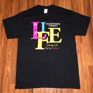 OT Black Shirt Unisex (Occupational Therapy) NWOT